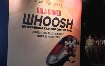 Gala Dinner Whoosh International Cartoon Contest 2023 dalam Proyek Kereta Cepat “Whoosh” Jakarta-Bandung