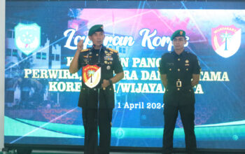 Danrem 051/Wkt Pimpin Acara Laporan Korp Kenaikan Pangkat Perwira, Bintara, dan Tamtama Periode 1 April 2024