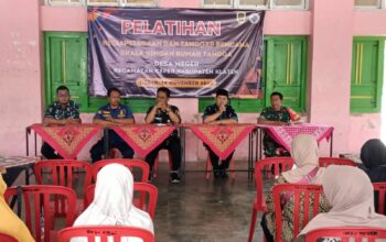 Babinsa Ceper Hadiri Rapat Pelatihan Kesiapsiagaan Dan Tanggap Bencana Skala Ringan Rumah Tangga
