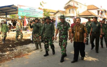 Karya Bakti, Kodim 0723/Klaten Gelar Bersih Pasar Tradisional