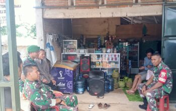Koramil 1607-03/Ropang: Tetap Menjaga Kondusifitas Wilayah Selama Proses Pemilu 2024