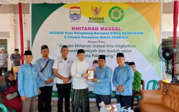 Khitanan Massal Sinergi Baznas Kota Palembang Bersama Dinas Kesehatan Dan PCNU Kota Palembang