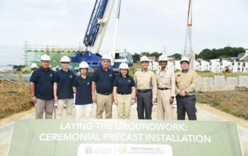 P.A. Properties Hankyu Hanshin and SMCC Philippines, Inc. hold a precast installation at Idesia San Jose del Monte